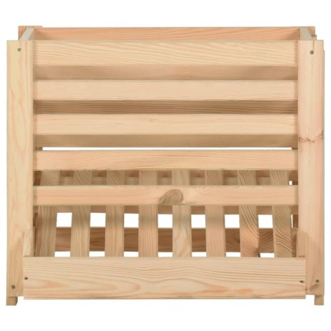 SKRZYNIA NA ZIEMNIAKI 60X40X50CM DREWNO SOSNOWE