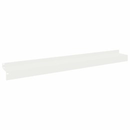 VidaXL Krawężnik do trawnika 10 szt. 100 x 10 x 8 cm Stal Biały