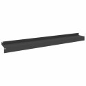 VidaXL Krawężnik do trawnika 10 szt. 100 x 10 x 8 cm Stal Czarny
