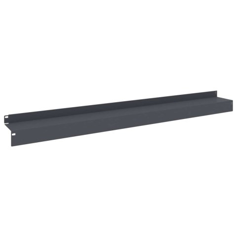 VidaXL Krawężnik do trawnika 10 szt. 100 x 10 x 8 cm Stal antracytowy