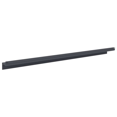 VidaXL Krawężnik do trawnika 10 szt. 100 x 10 x 8 cm Stal antracytowy