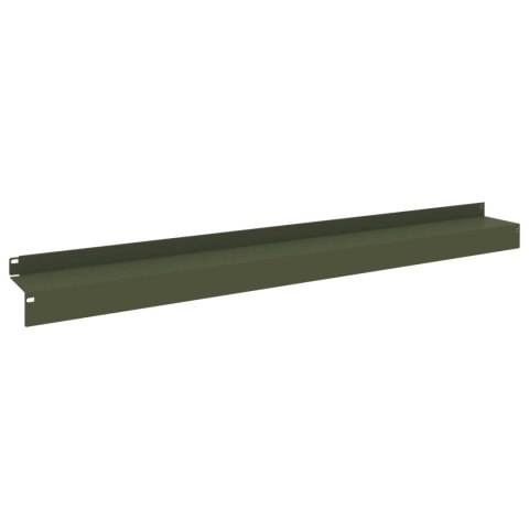VidaXL Krawężnik do trawnika 10 szt. 100 x 10 x 8 cm Stal