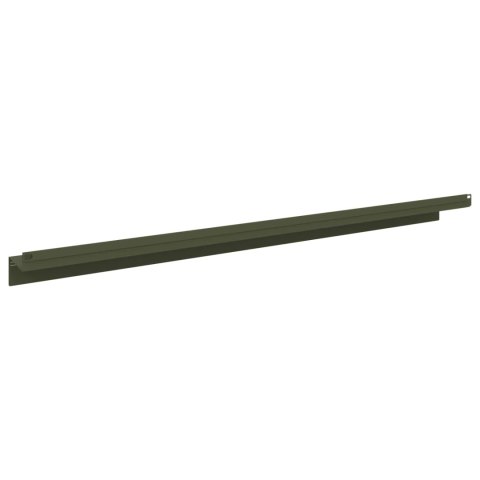 VidaXL Krawężnik do trawnika 10 szt. 100 x 10 x 8 cm Stal