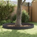 VidaXL Krawężnik do trawnika 10 szt. 100 x 18 cm Stal Czarny