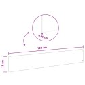 VidaXL Krawężnik do trawnika 10 szt. 100 x 18 cm Stal Czarny
