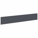 VidaXL Krawężnik do trawnika 10 szt. 100 x 18 cm Stal antracytowy