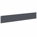 VidaXL Krawężnik do trawnika 10 szt. 100 x 18 cm Stal antracytowy