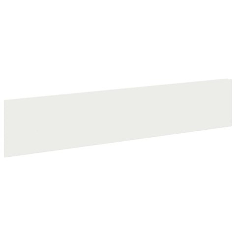 VidaXL Krawężnik do trawnika 10 szt. 100 x 22 cm Stal Biały