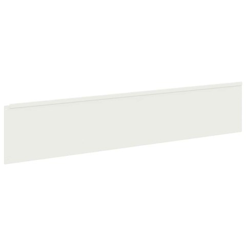 VidaXL Krawężnik do trawnika 10 szt. 100 x 22 cm Stal Biały