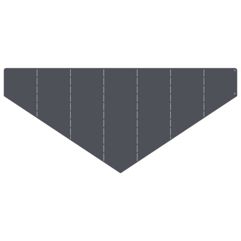 VidaXL Krawężnik do trawnika 100 x 45 cm Stal antracytowy