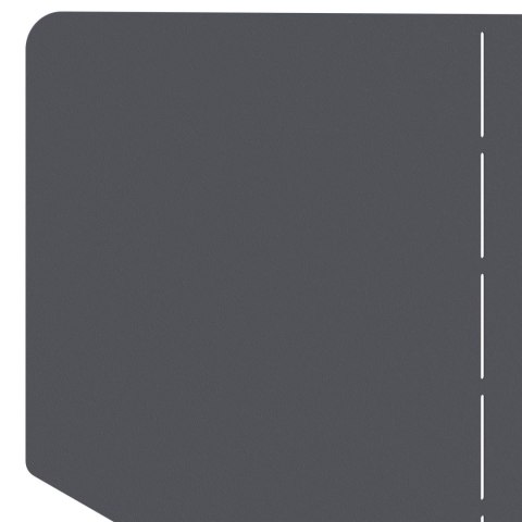 VidaXL Krawężnik do trawnika 100 x 45 cm Stal antracytowy