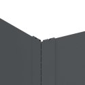 VidaXL Krawężnik do trawnika 100 x 60 x 20 cm Stal antracytowy