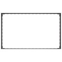 VidaXL Krawężnik do trawnika 100 x 60 x 35 cm Stal Czarny