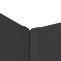 VidaXL Krawężnik do trawnika 100 x 60 x 35 cm Stal Czarny