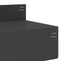 VidaXL Krawężnik do trawnika 20 szt. 100 x 10 x 8 cm Stal Czarny