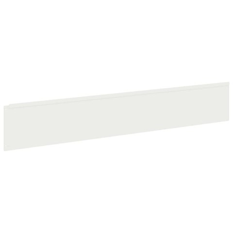 VidaXL Krawężnik do trawnika 20 szt. 100 x 18 cm Stal Biały