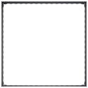 VidaXL Krawężnik do trawnika 4 szt. 100 x 100 x 35 cm Stal antracytowy