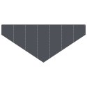 VidaXL Krawężnik do trawnika 4 szt. 100 x 45 cm Stal antracytowy