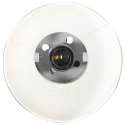 VidaXL Lampa podłogowa z 2 kloszami, czarna, E27, żeliwo