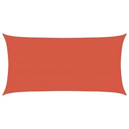 VidaXL Żagiel przeciwsłoneczny, 160 g/m², terakotowy, 4x7 m, HDPE