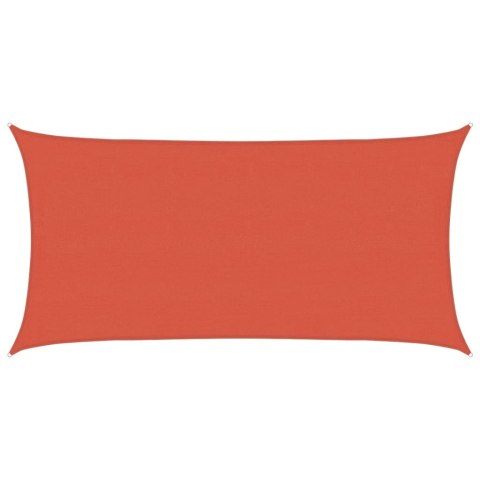 VidaXL Żagiel przeciwsłoneczny, 160 g/m², terakotowy, 4x7 m, HDPE