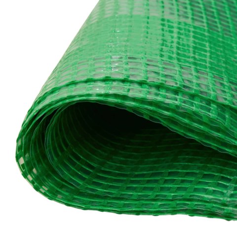 PLANDEKA OCHRONNA WODOODPORNA UV Z OCZKAMI 2 SZT. ZIELONA 4X4M 260GSM PE
