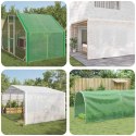 PLANDEKA OCHRONNA WODOODPORNA UV Z OCZKAMI 2 SZT. ZIELONA 4X5M 260GSM PE