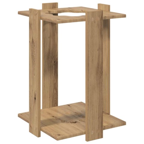 VidaXL Stojak na kij bilardowy Drewno inżynieryjne 42 x 43 x 60 cm