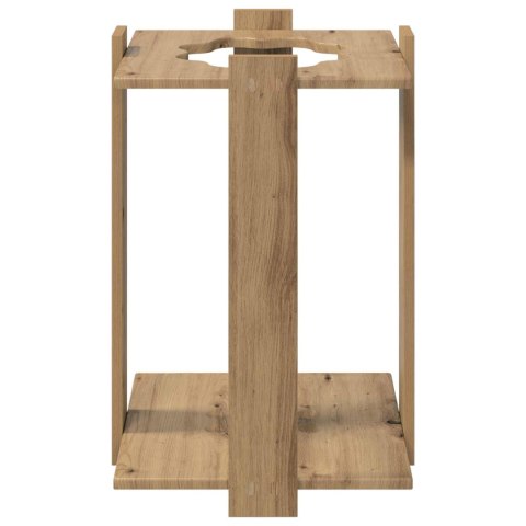 VidaXL Stojak na kij bilardowy Drewno inżynieryjne 42 x 43 x 60 cm