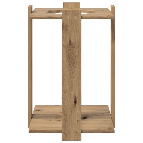VidaXL Stojak na kij bilardowy Drewno inżynieryjne 42 x 43 x 60 cm