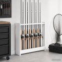 VidaXL Stojak na kij bilardowy Drewno inżynieryjne 60 x 20 x 57 cm