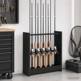 VidaXL Stojak na kij bilardowy Drewno inżynieryjne 60 x 20 x 57 cm