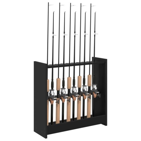 VidaXL Stojak na kij bilardowy Drewno inżynieryjne 60 x 20 x 57 cm