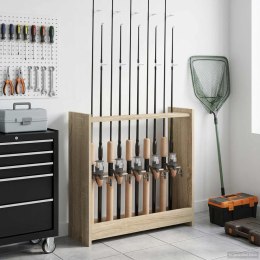 VidaXL Stojak na kij bilardowy Drewno inżynieryjne 60 x 20 x 57 cm