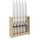 VidaXL Stojak na kij bilardowy Drewno inżynieryjne 60 x 20 x 57 cm