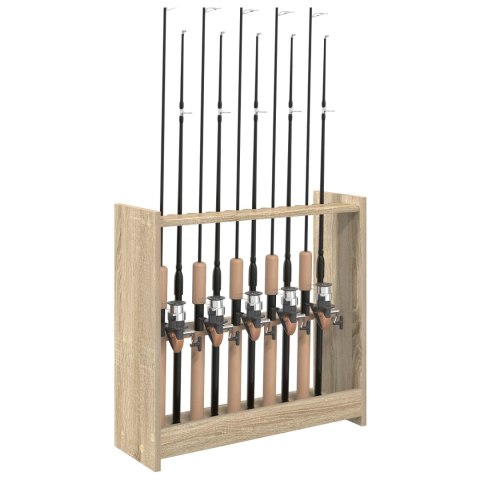 VidaXL Stojak na kij bilardowy Drewno inżynieryjne 60 x 20 x 57 cm