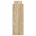 VidaXL Stojak na kij bilardowy Drewno inżynieryjne 60 x 20 x 57 cm