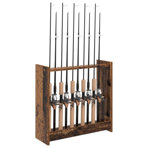 VidaXL Stojak na kij bilardowy Drewno inżynieryjne 60 x 20 x 57 cm