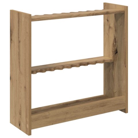 VidaXL Stojak na kij bilardowy Drewno inżynieryjne 60 x 20 x 57 cm