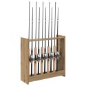 VidaXL Stojak na kij bilardowy Drewno inżynieryjne 60 x 20 x 57 cm