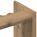 VidaXL Stojak na kij bilardowy Drewno inżynieryjne 60 x 20 x 57 cm