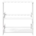 VidaXL Stojak na kij bilardowy Drewno inżynieryjne 60 x 35 x 60 cm
