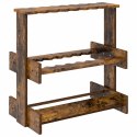 VidaXL Stojak na kij bilardowy Drewno inżynieryjne 60 x 35 x 60 cm