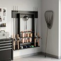 VidaXL Stojak na kij bilardowy Drewno inżynieryjne 93 x 12 x 103 cm