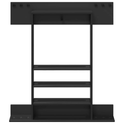 VidaXL Stojak na kij bilardowy Drewno inżynieryjne 93 x 12 x 103 cm