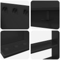 VidaXL Stojak na kij bilardowy Drewno inżynieryjne 93 x 12 x 103 cm