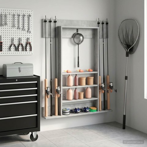VidaXL Stojak na kij bilardowy Drewno inżynieryjne 93 x 12 x 103 cm