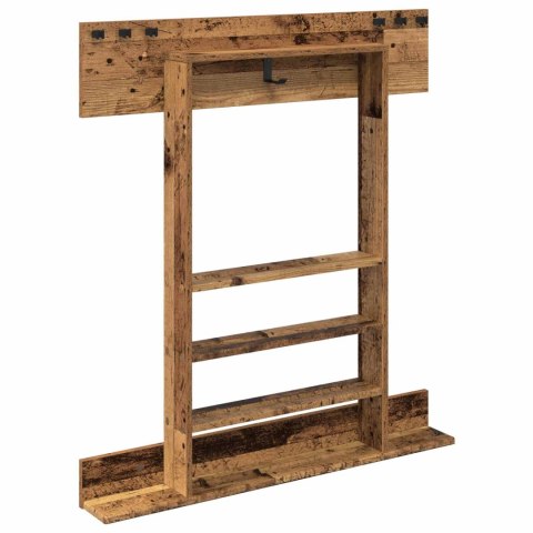 VidaXL Stojak na kij bilardowy Drewno inżynieryjne 93 x 12 x 103 cm