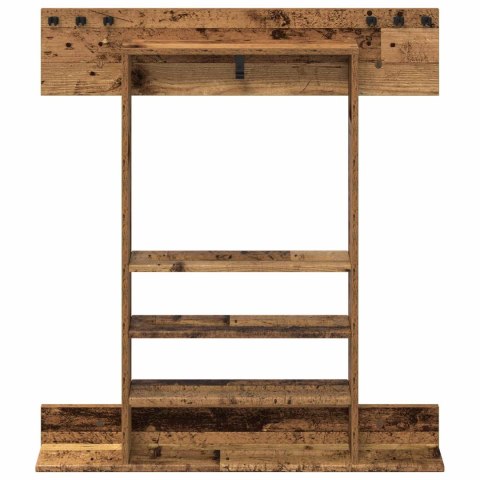 VidaXL Stojak na kij bilardowy Drewno inżynieryjne 93 x 12 x 103 cm