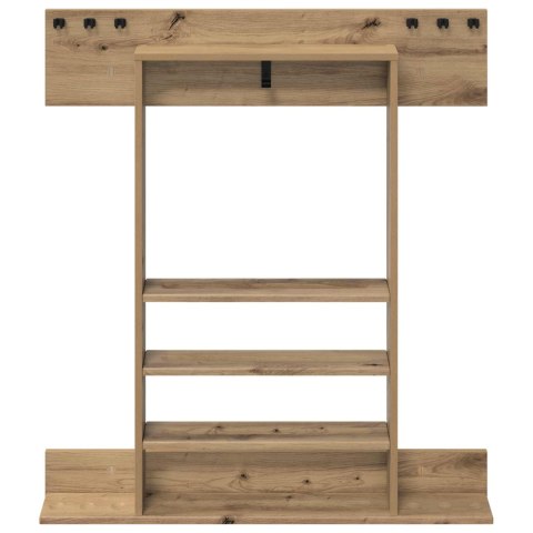 VidaXL Stojak na kij bilardowy Drewno inżynieryjne 93 x 12 x 103 cm